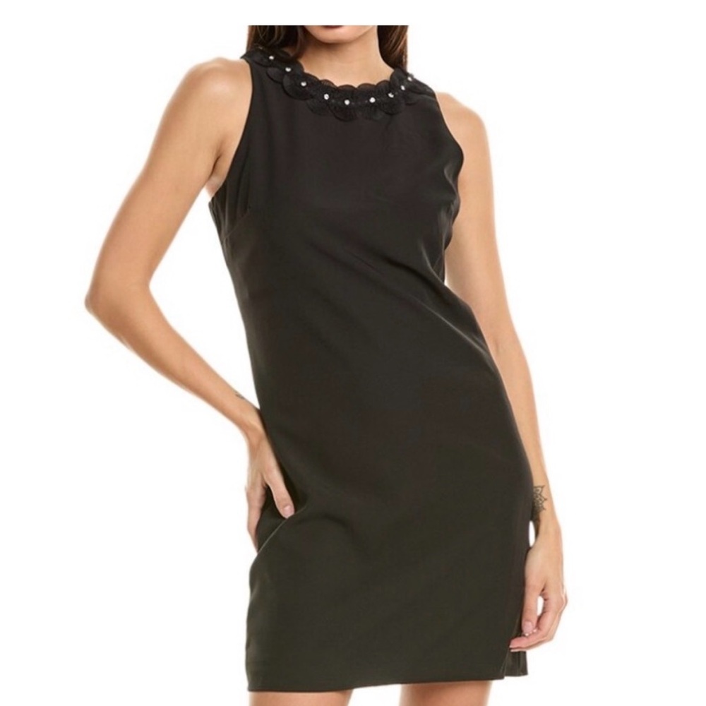 Sam Edelman Black Necklace Sheath Dress